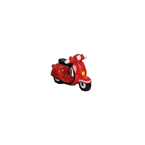 Spaarpot scooter rood 20 cm