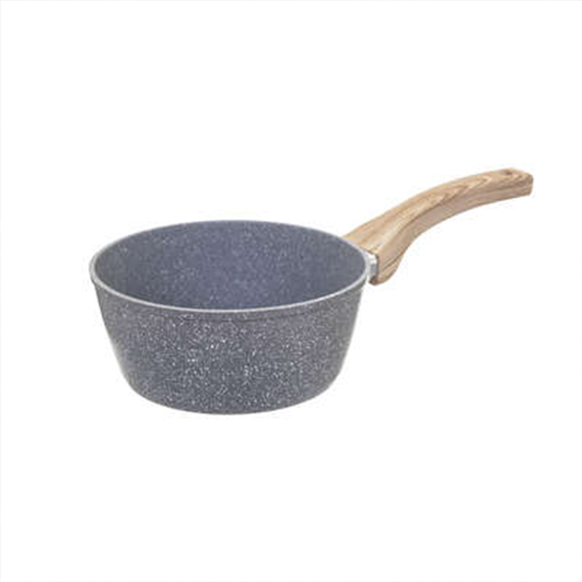 Steelpan-sauspan Alle kookplaten geschikt grijs dia 19 cm