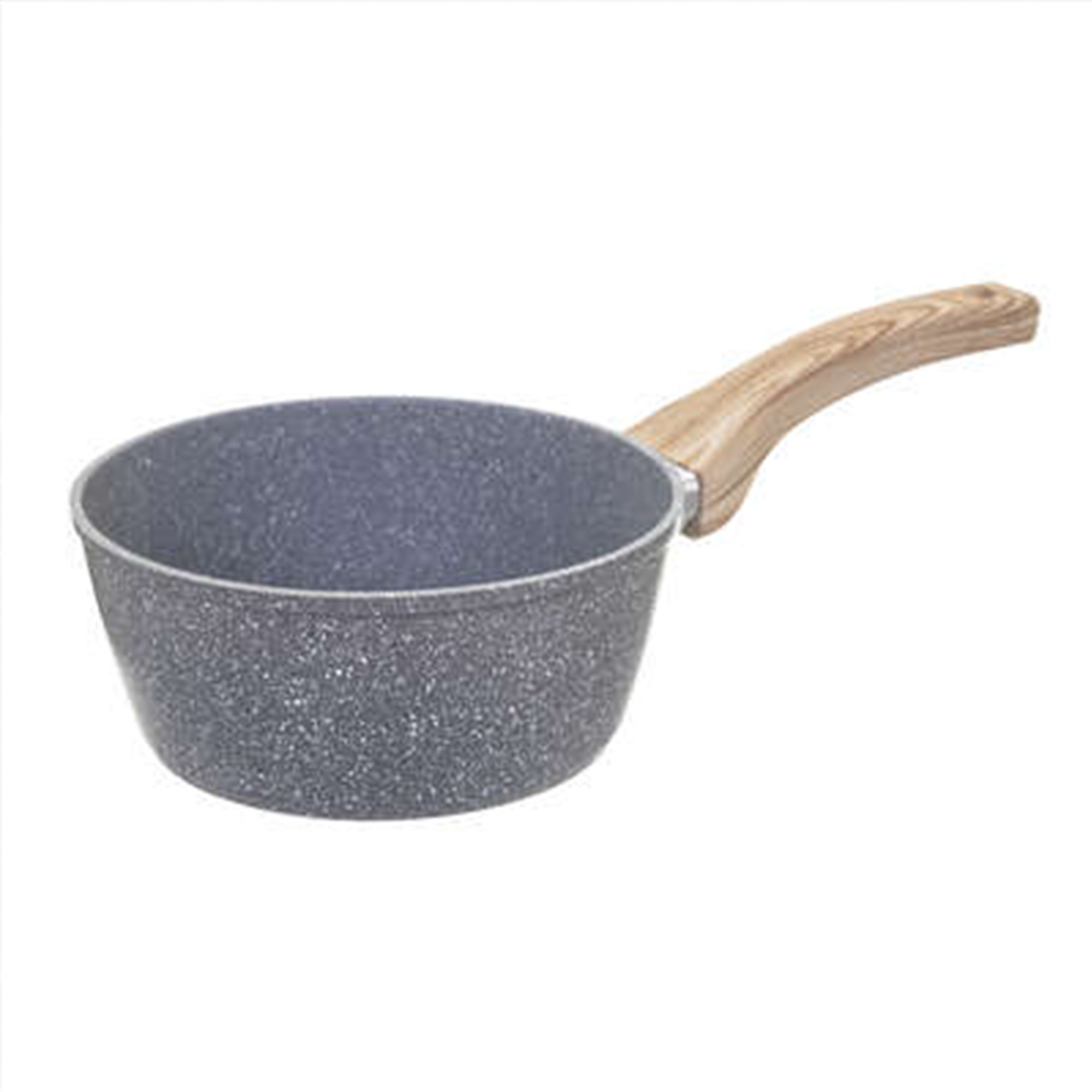 Steelpan-sauspan Alle kookplaten geschikt grijs dia 21 cm