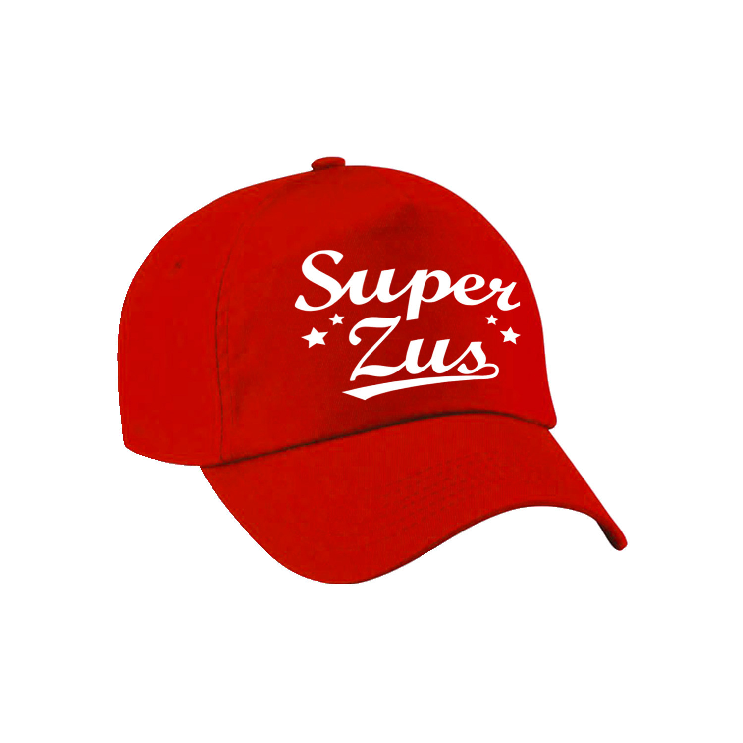 Super zus cadeau pet -cap rood voor dames