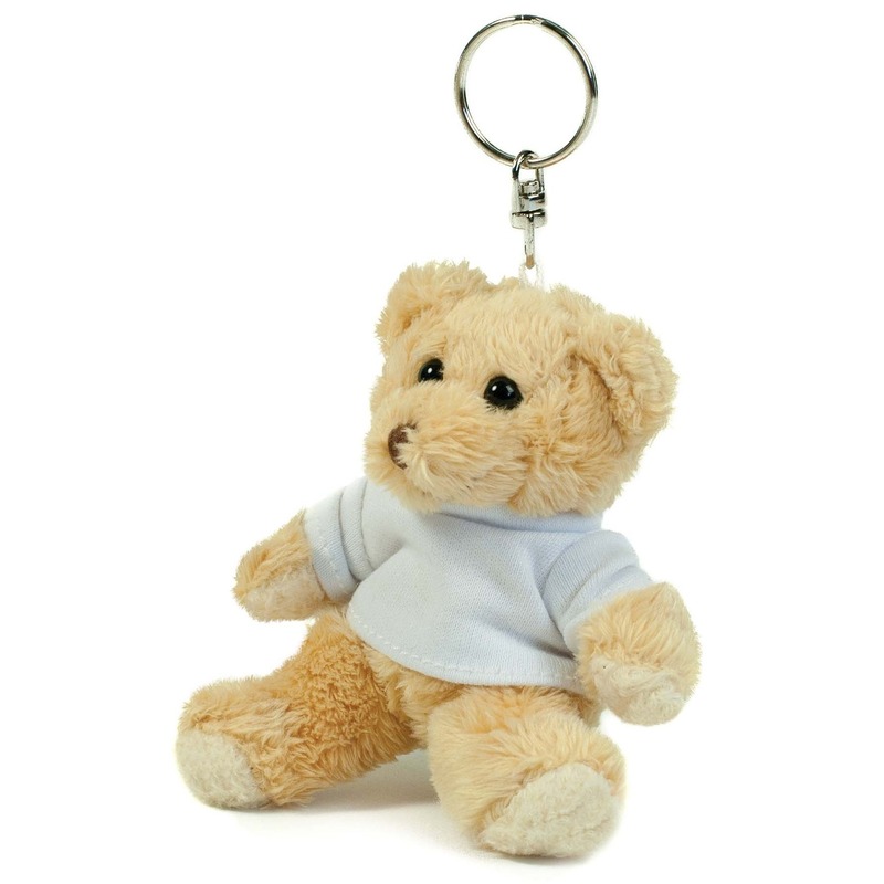 Teddybeer/beren sleutelhangers 10 cm
