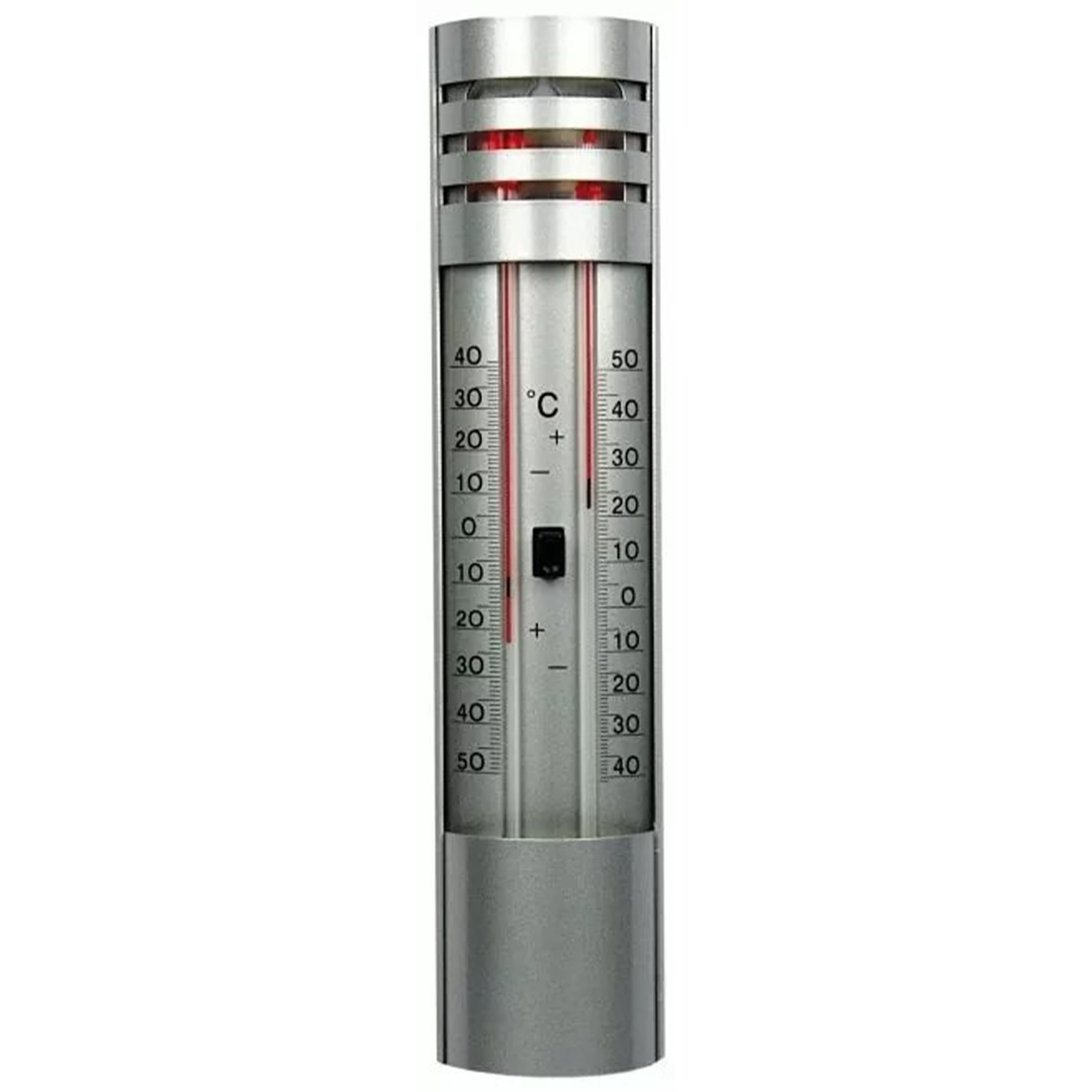 Thermometer min-max voor in kas metaal 32 cm