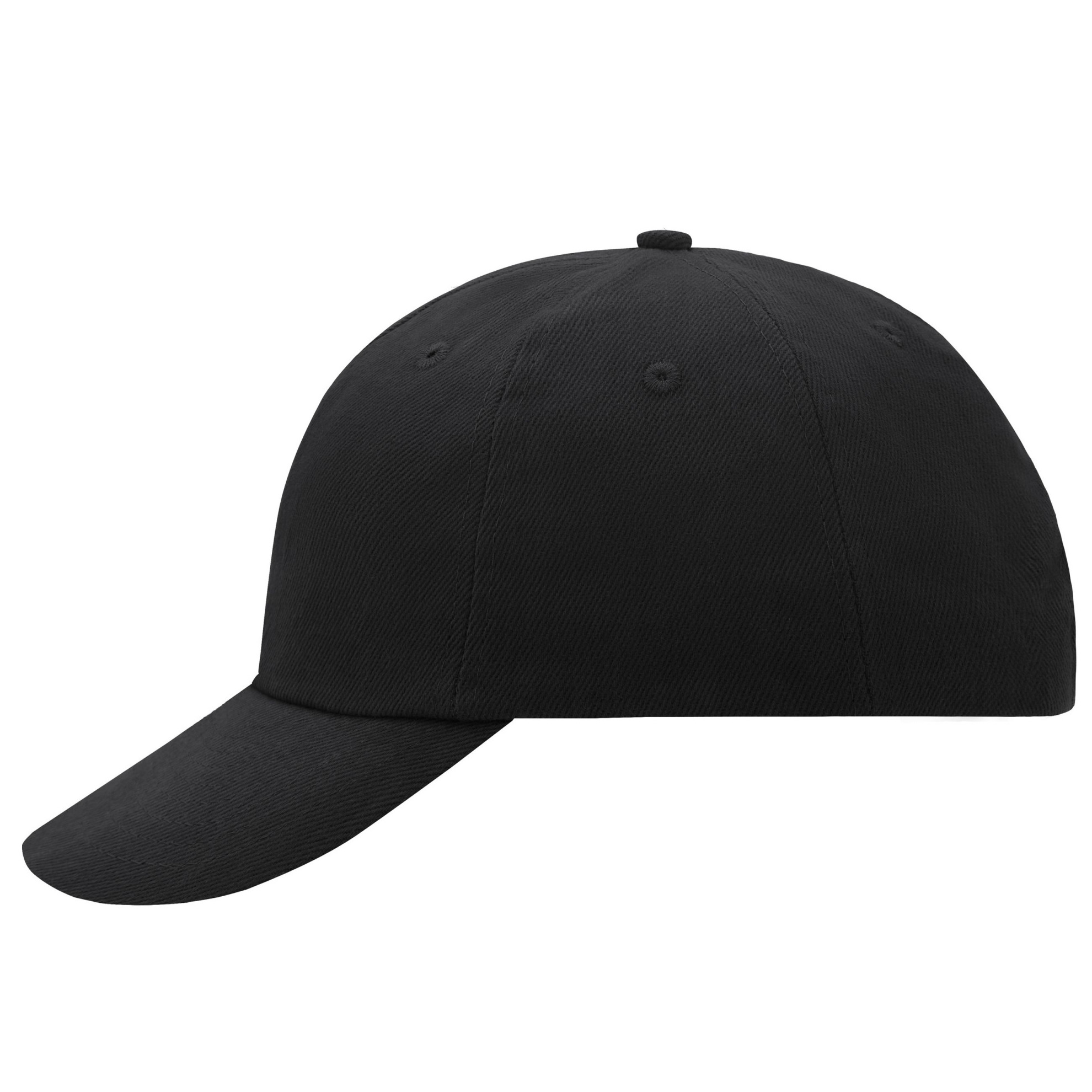 Zwarte baseballcap voor volwassenen