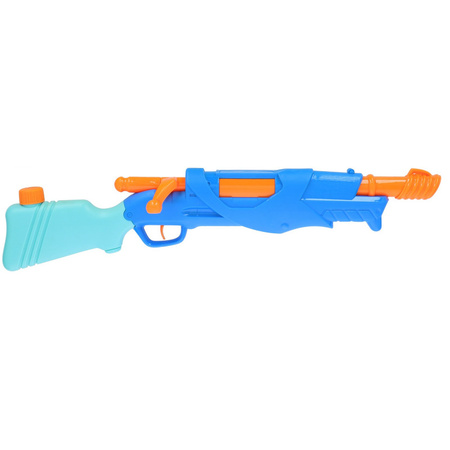 1x Toy water gun blue 52 cm