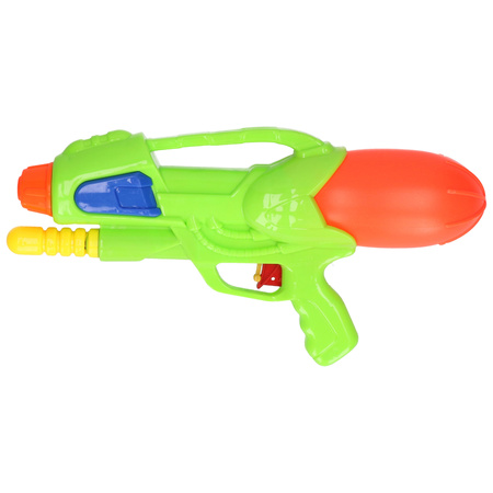 1x Toy water gun green 30 cm