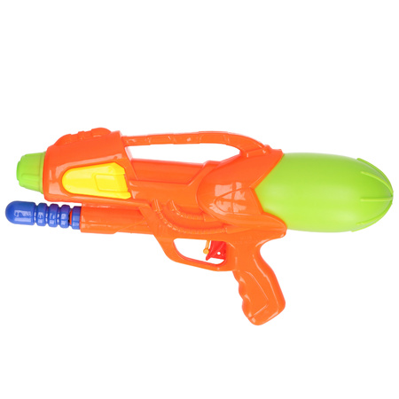1x Toy water gun orange 30 cm