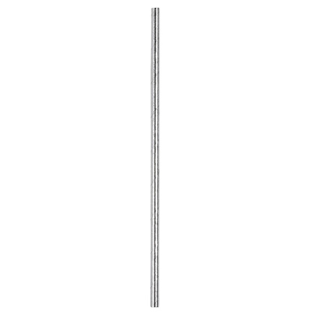 20x Silver paper straws 20 cm