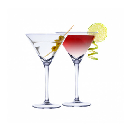 Excellent Houseware cocktails making set 6-parts with 4x Martini glasses