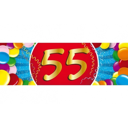 2x 55 year Flagline + balloons