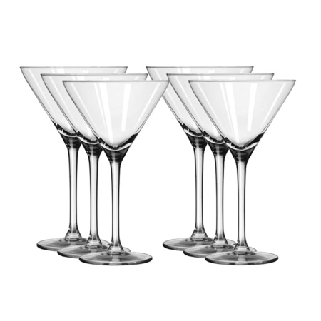 Excellent Houseware cocktails making set 6-parts with 6x Martini glasses