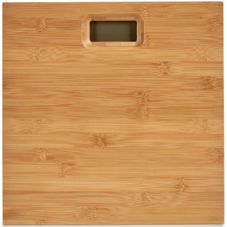 Bamboo wooden digital personal scale 30 x 30 cm
