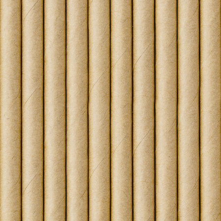 Drinkrietjes - papier - 10x - naturel - 19,5 cm - rietjes
