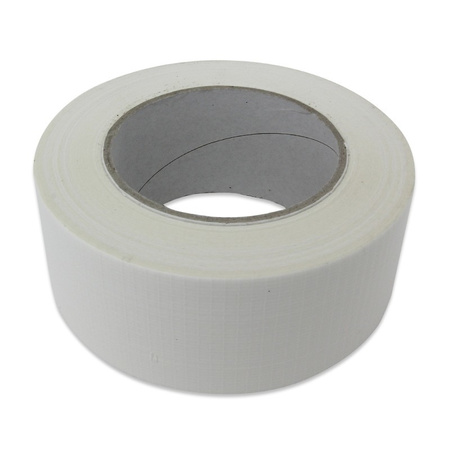 Duct tape roll white 50mm x 50 meter