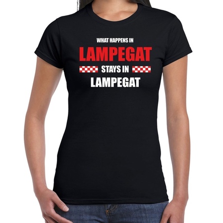 Eindhoven/Lampegat Carnaval outfit / t- shirt zwart dames