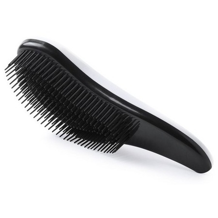 Hairbrush black/white18,5 cm for ladies
