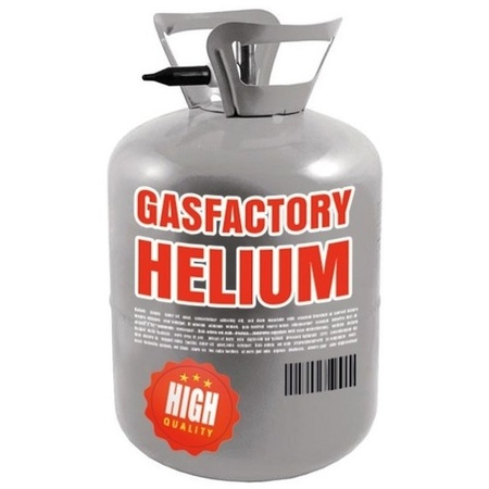 Helium tank met 30 Halloween ballonnen