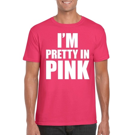 I am pretty in pink shirt pink men