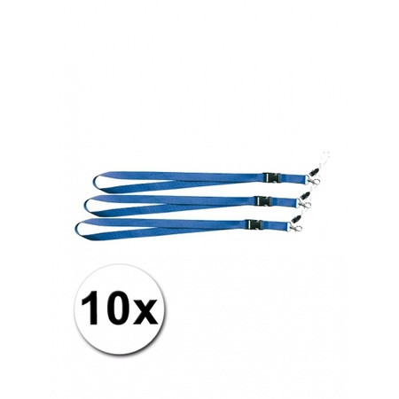 Keycords blue 10 pieces