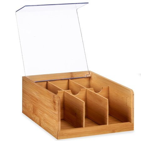 Kinvara Storage box/case with 6-compartments 28 x 21 x 6 cm