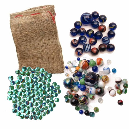 Marbles bag filled with 2 kilo marbles