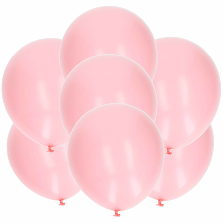 30x balloons pink and light pink 27 cm