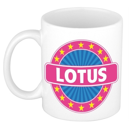 Lotus naam koffie mok / beker 300 ml