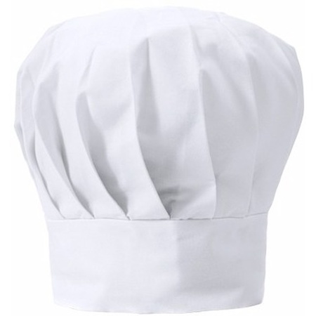 White chefs hat for adults