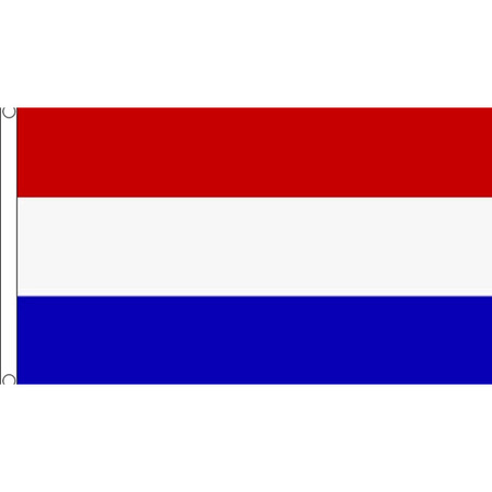 Ek oranje straat/ huis versiering pakket met oa 1x Mega Holland vlag, 300 meter oranje vlaggenlijnen