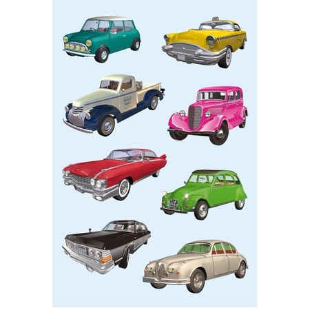 Oldtimers stickers 3 sheets