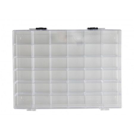 Storage box with 36 compartments 25 cm