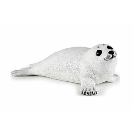 Reclining seal puppy cub 8 cm