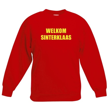 Red Sinterklaas sweater for children