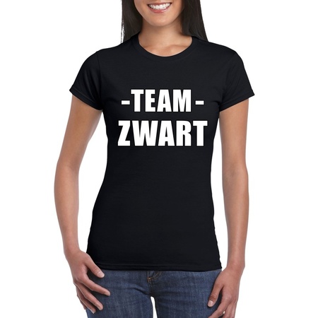 Team black t-shirt women