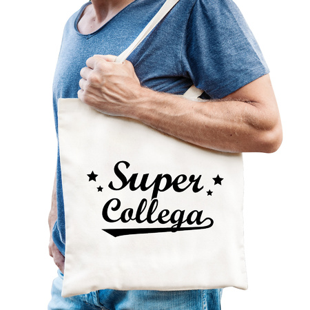Super Collega cotton bag natural for women and men