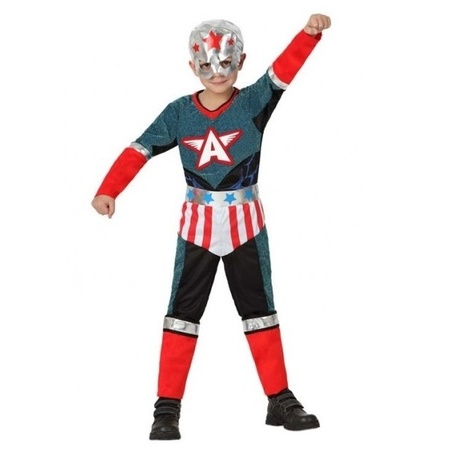 Superhero American captain for boys