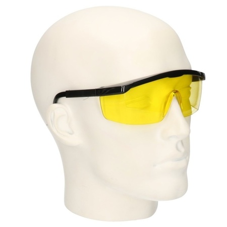 Veiligheidsbril / vuurwerkbril gele glazen