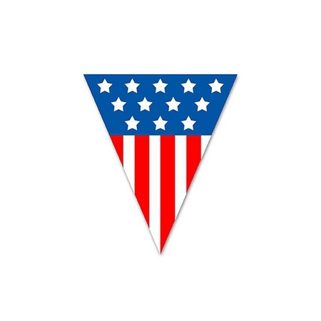 Amerika/USA vlaggen versiering set binnen/buiten 3-delig