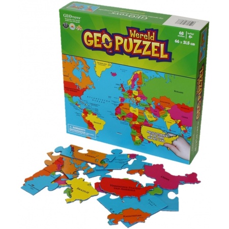 World puzzle for kids