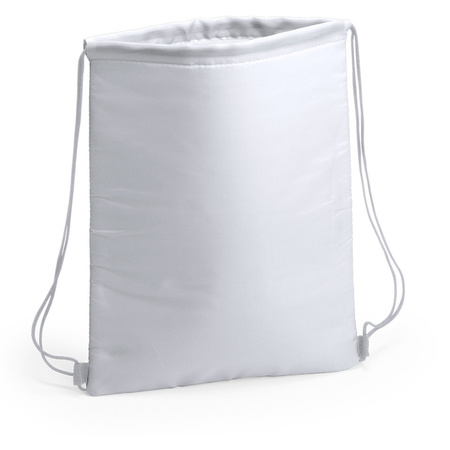 White cooler bag backpack 32 x 42 cm